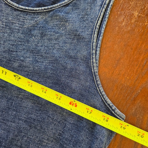 Jane and Delancey Cotton knit Tank Shift Dress Tassel Hem Beach Boho - Picture 9 of 9